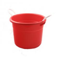 red plastic tub